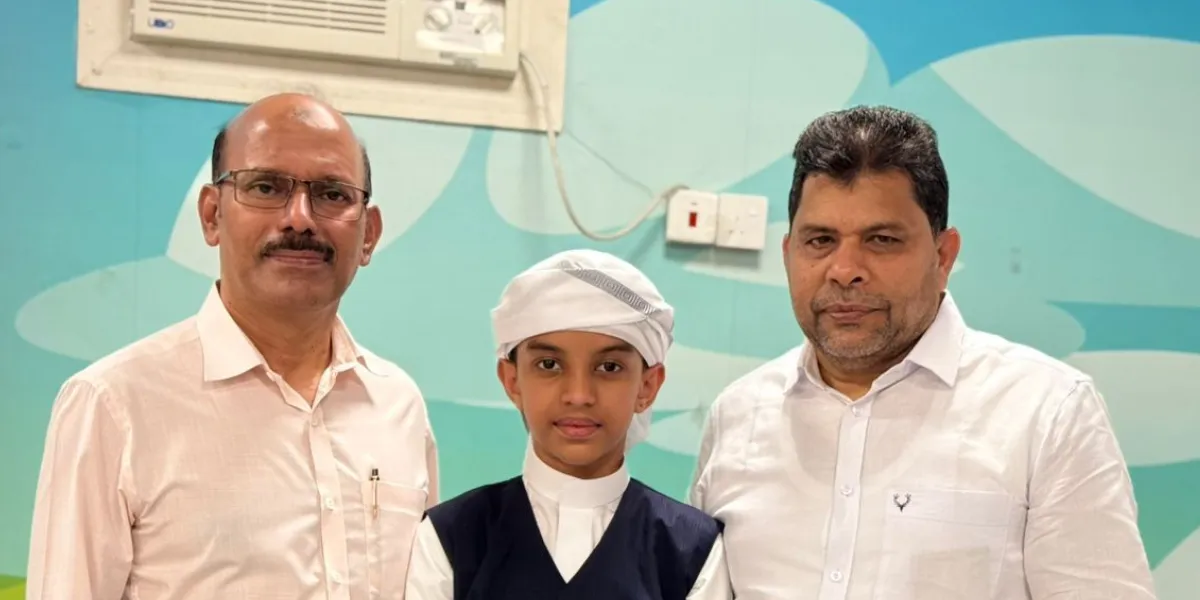 Young Hafiz Honoured in Jeddah — A Celebration of Faith and Talent