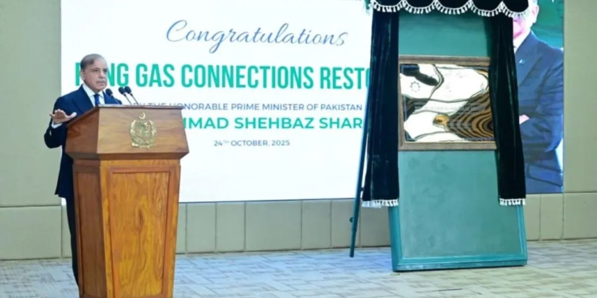 PM Shehbaz Reopens New Gas Connections After Four-Year National Ban
