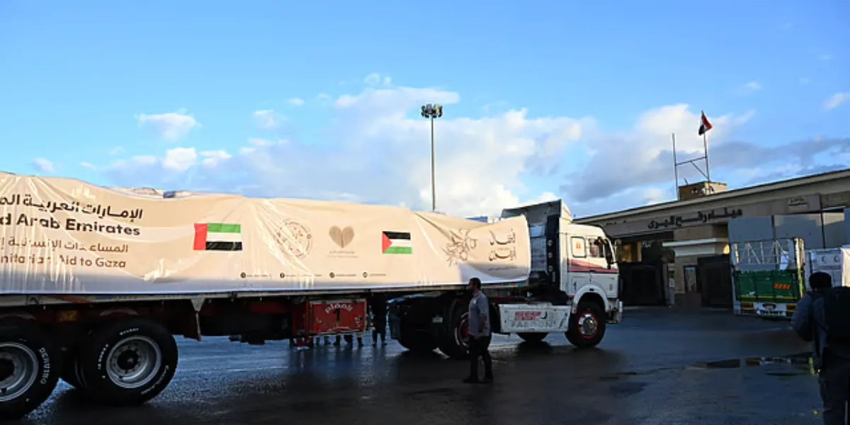 UAE Sends 244th Aid Convoy to Gaza, Focused on Supporting Orphans