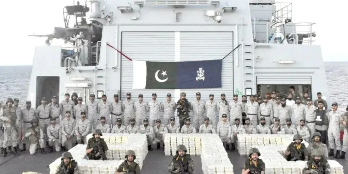 Pakistan Navy Seizes Massive Crystal Meth Haul Worth $130 Million