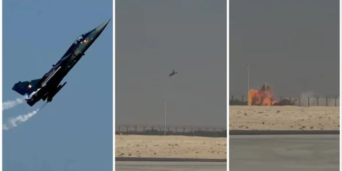Tejas Fighter Jet Crashes During Dubai Airshow Aerobatic Display