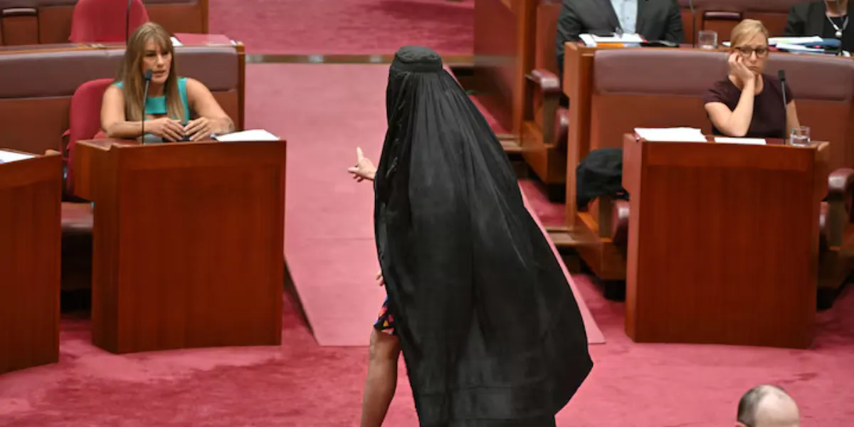 Australia Suspends Senator Hanson for Wearing Burqa in Parliament