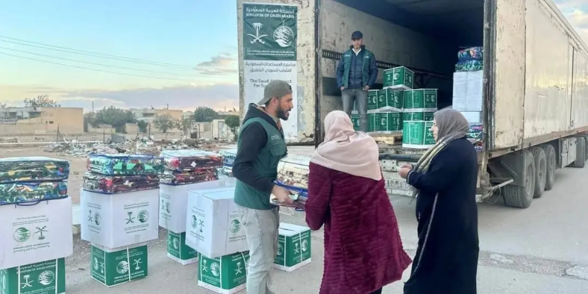 KSrelief Delivers Aid to Syria, Yemen, and Sudan Communities