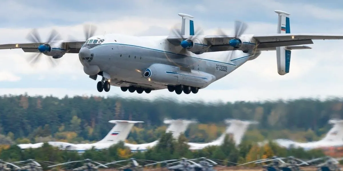 Russian An-22 Military Plane Crashes Killing Entire Crew Members