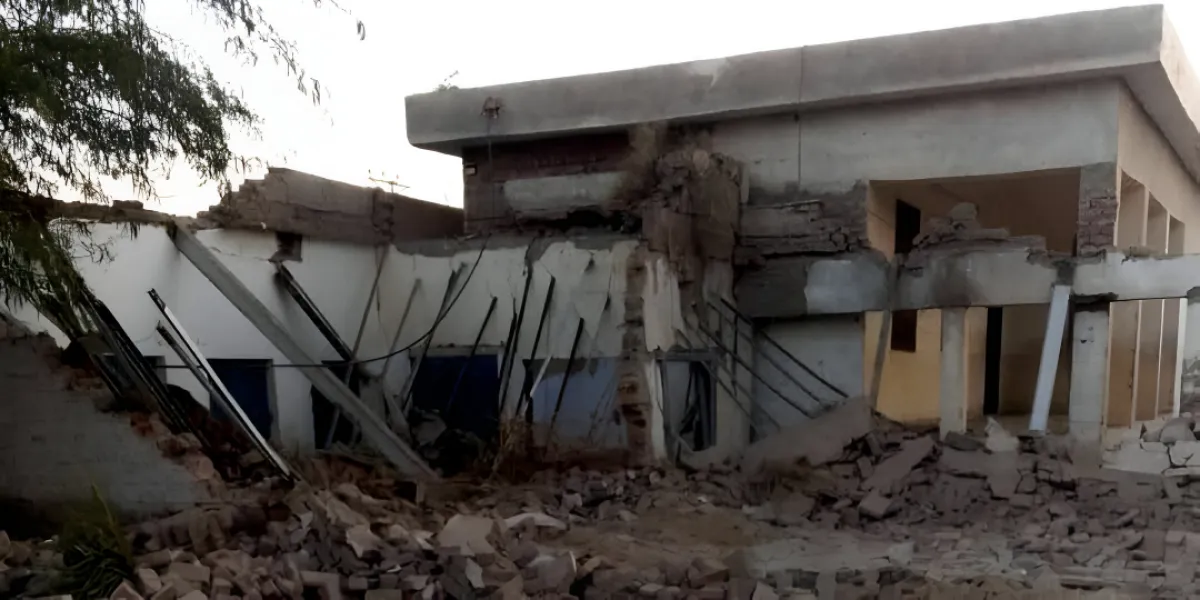 Government School Destroyed in Blast In North Waziristan of Khyber Pakhtunkhwa