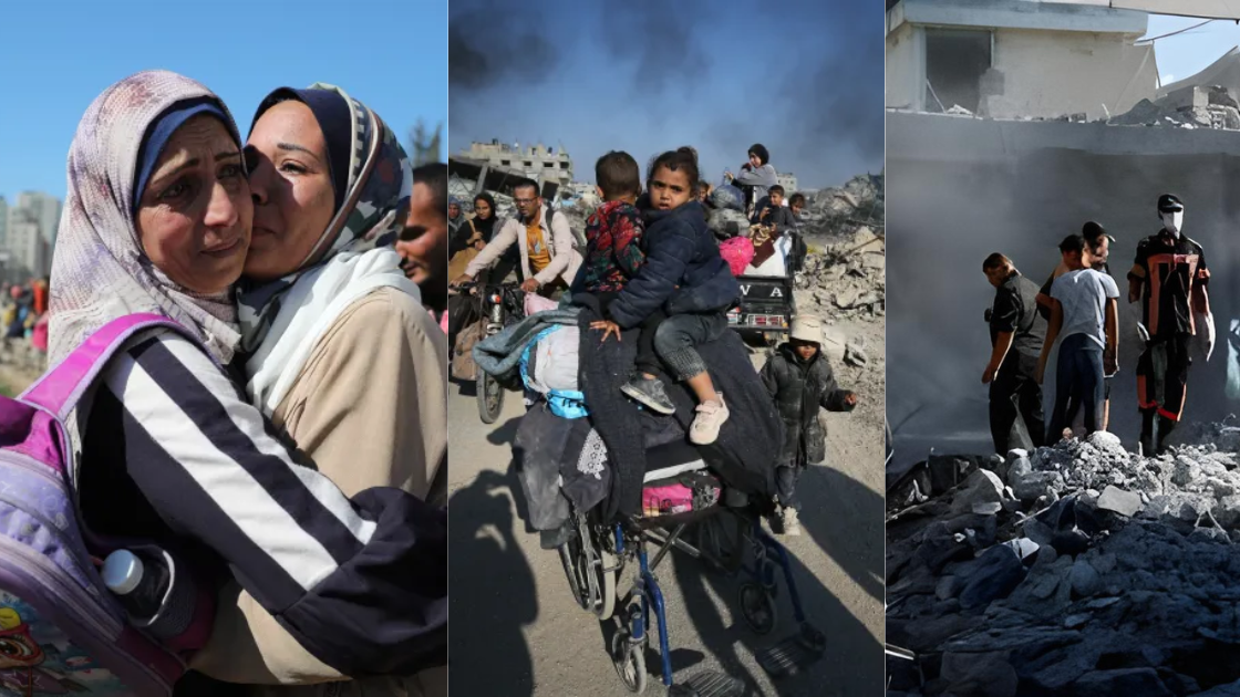 Gaza in Sorrow: Families Struggle in Tattered Tents Amid Harsh Storm