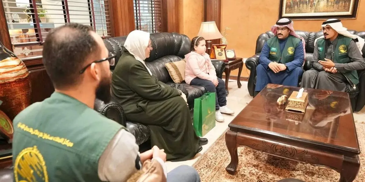 KSrelief Facilitates Treatment of Palestinian Child with Brain Tumor