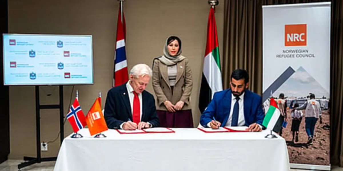 UAE And Norwegian Council Sign Eight Million Dollar Refugee Pact