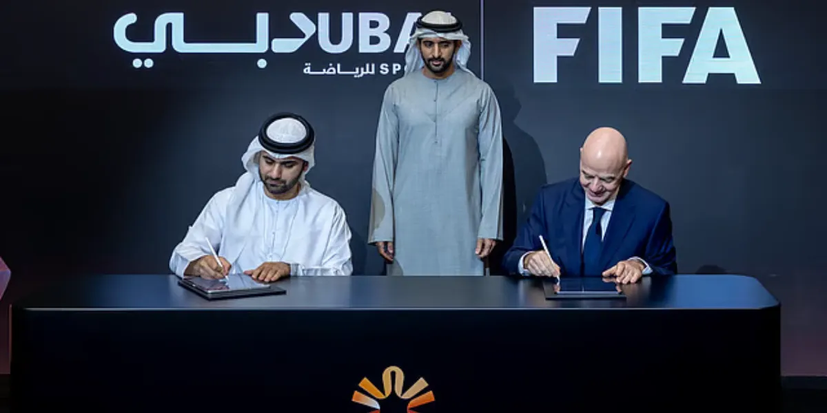 Sheikh Hamdan Meets FIFA President at World Sports Summit in Dubai