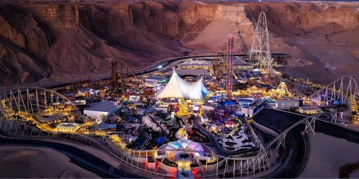 Six Flags Qiddiya Debuts Falcons Flight Setting Global Thrill Records