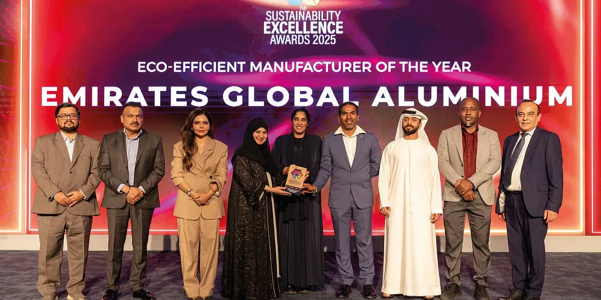 Emirates Global Aluminium Wins Eco-Efficient Manufacturer Of The Year Award