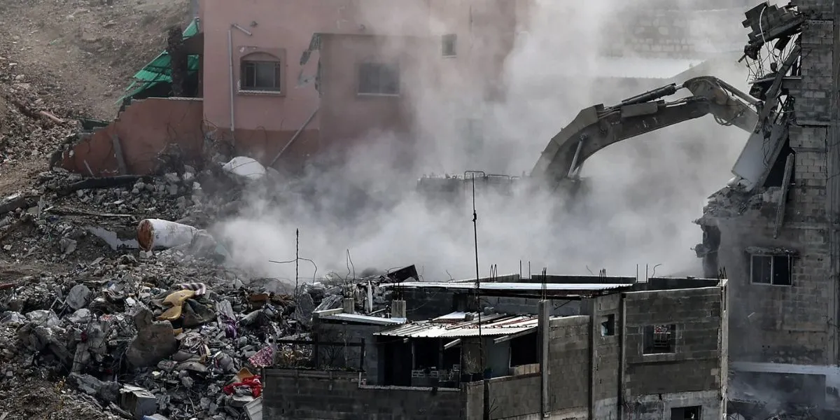 Israeli Forces Tear Down 25 Buildings In Nur Shams Camp