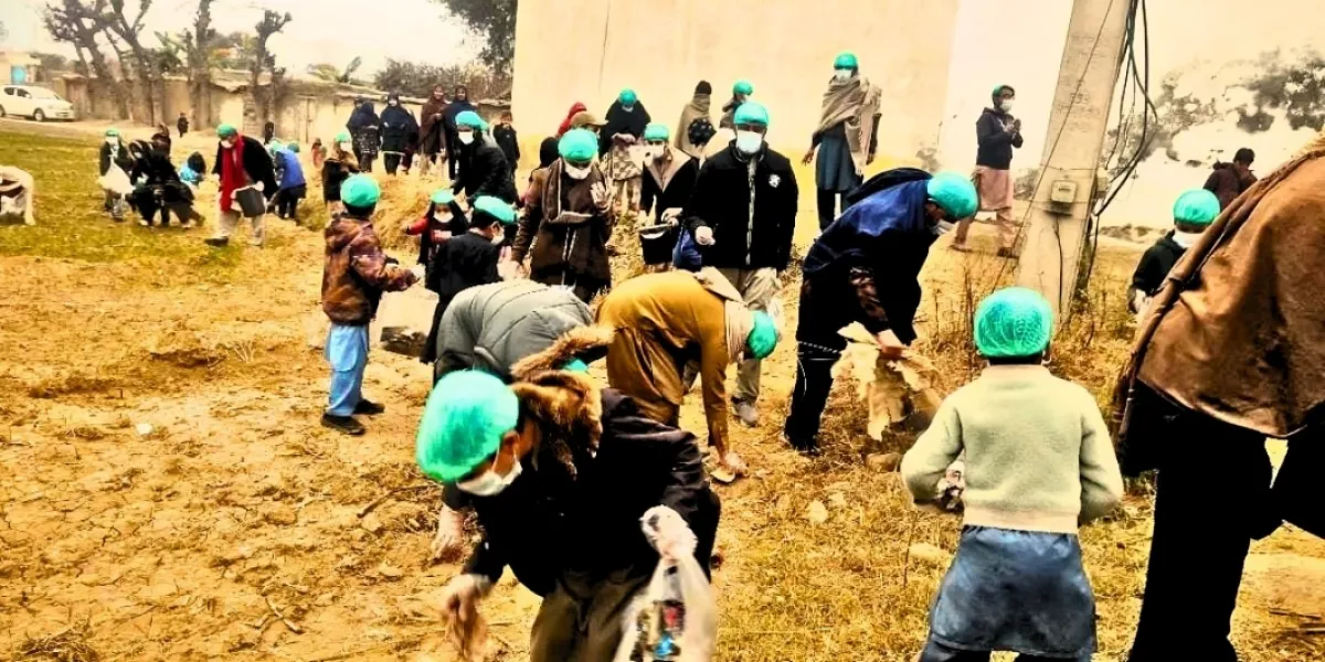 Clean Villages, Clean Streets: Rahat Afghan’s New Year Resolution for a Healthier Hashtnagar