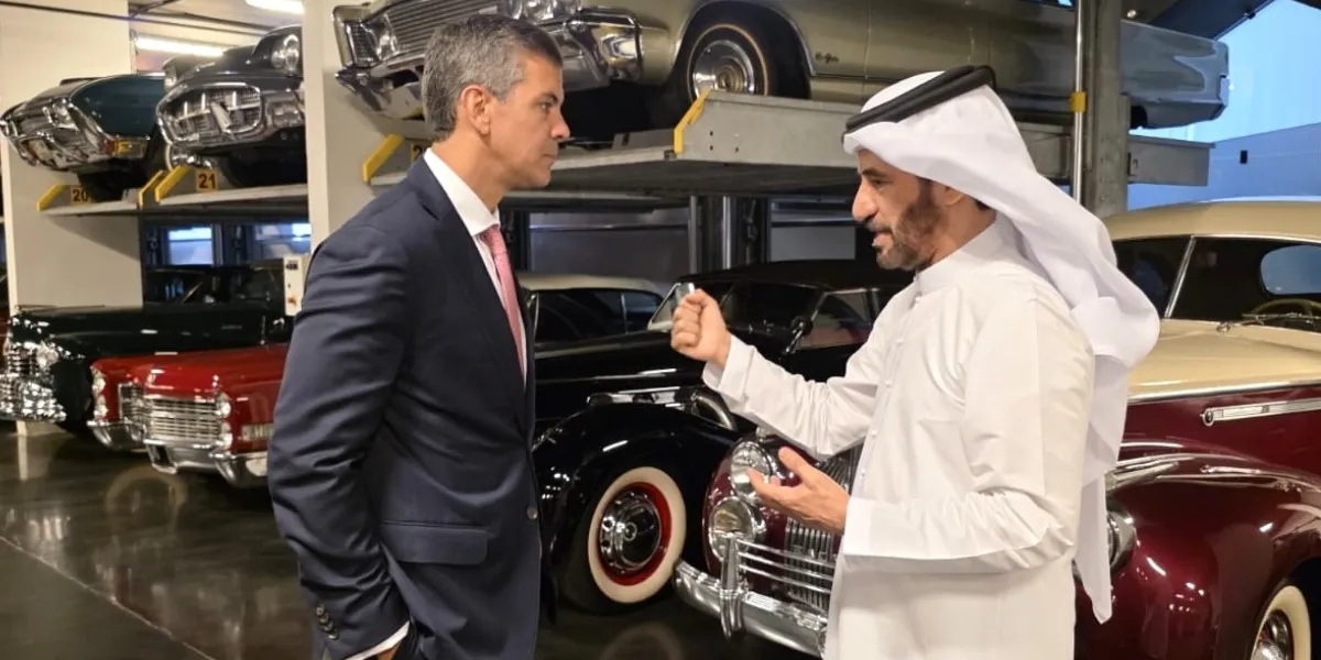 FIA Chief Hosts Paraguay President at Dubai Car Showcase
