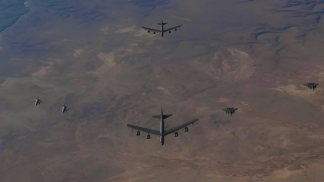 US B-52 Bombers Demonstrate Military Strength Across the Middle East