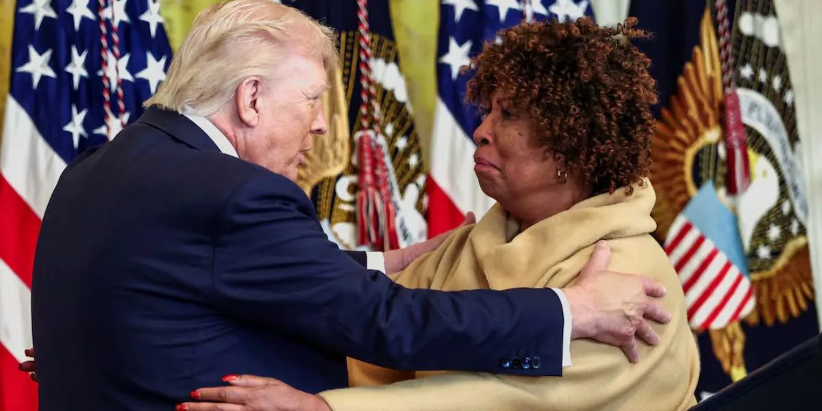 Trump Celebrates Black History Month Praises Officials Denies Racism