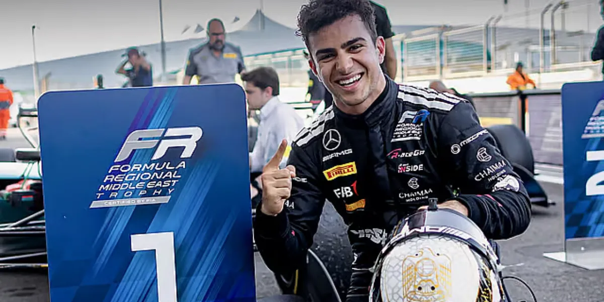 Driver Rashid Ra Emirati Driver Rashid Al Dhaheri Continues Mercedes Young Driver ...
