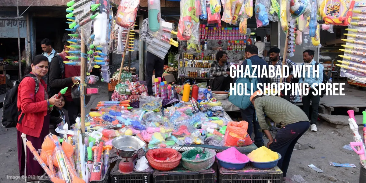 Holi 2026 Preparations in Full Swing: Ghaziabad Markets Buzz with Vibrant Colors & Festive Shopping Spree 