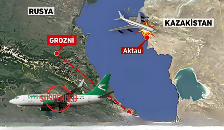 Flights between Ashgabat and Moscow suspended for a month