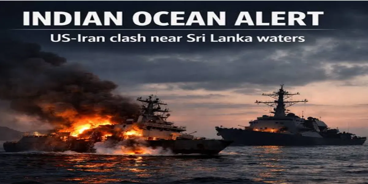 US Submarine Sinks Iranian Warship Near Sri Lanka as Regional Conflict ...