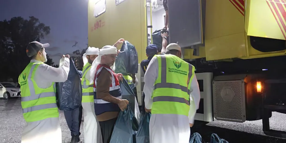 Sharjah Charity Provides Urgent Food And Cash Aid Rain Victims
