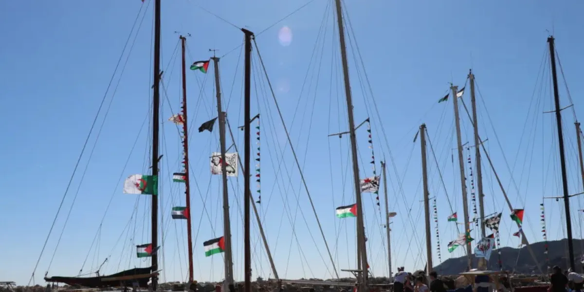 Global Flotilla Departs France to Deliver Aid and Raise Gaza Awareness