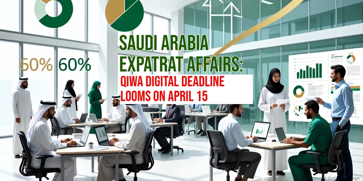 Saudi Arabia Nitaqat 2026, Qiwa Deadline April 15 & New Saudization Phase