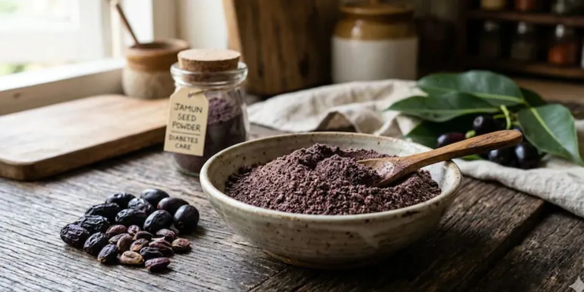 Jamun Seed Powder Helps Naturally Manage Diabetes And Blood Sugar