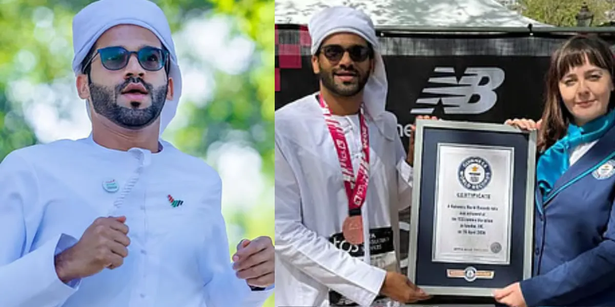 UAE Resident Runs London Marathon in Kandura, Sets Guinness World Record