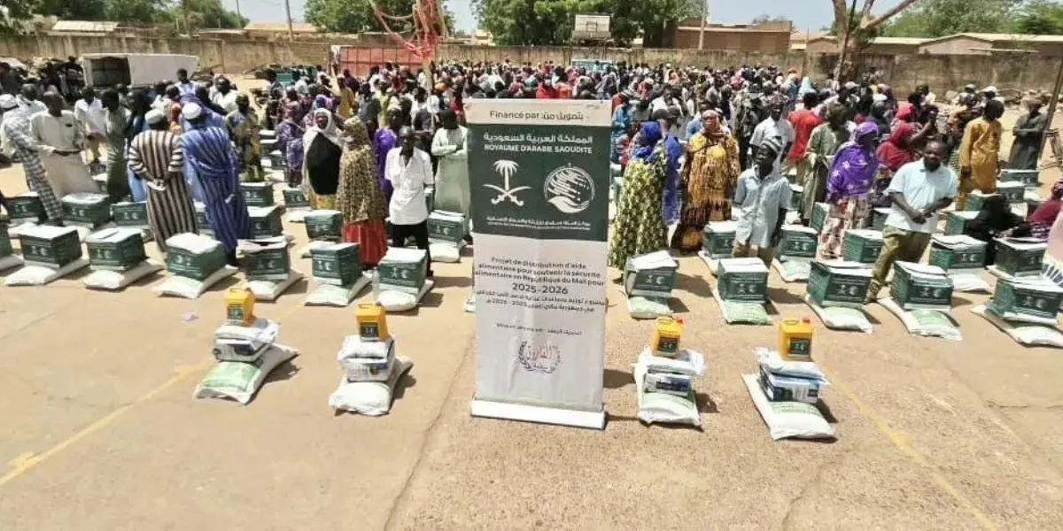 KSrelief Delivers Food, Water and Medical Aid Across Mali, Yemen, Sudan, Gaza, Türkiye and Bangladesh