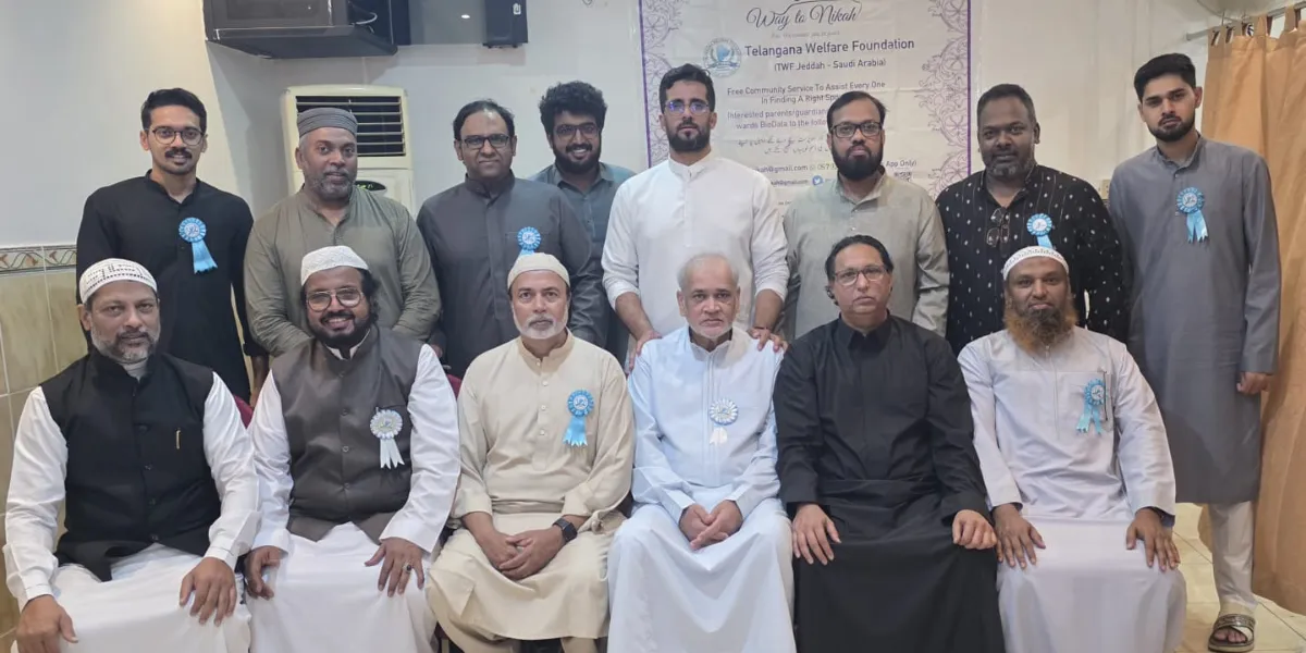 Telangana Welfare Foundation (TWF)–Jeddah Marks 20th Rah-e-Nikah Success