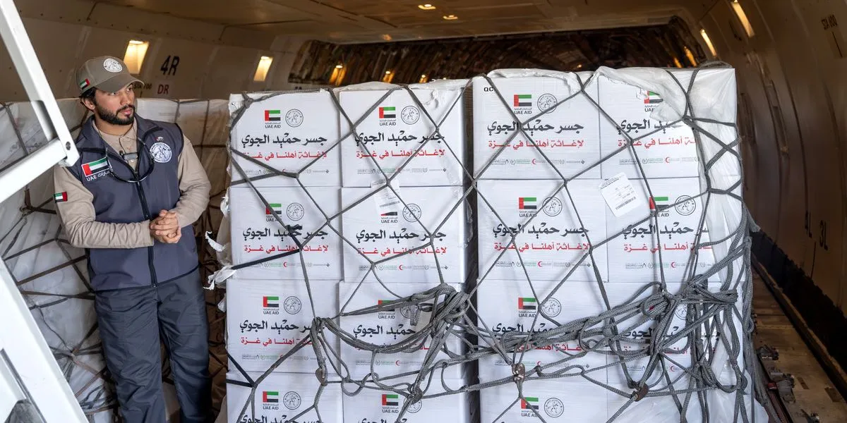 UAE Completes Humaid Air Bridge With Final Gaza Aid Delivery Mission
