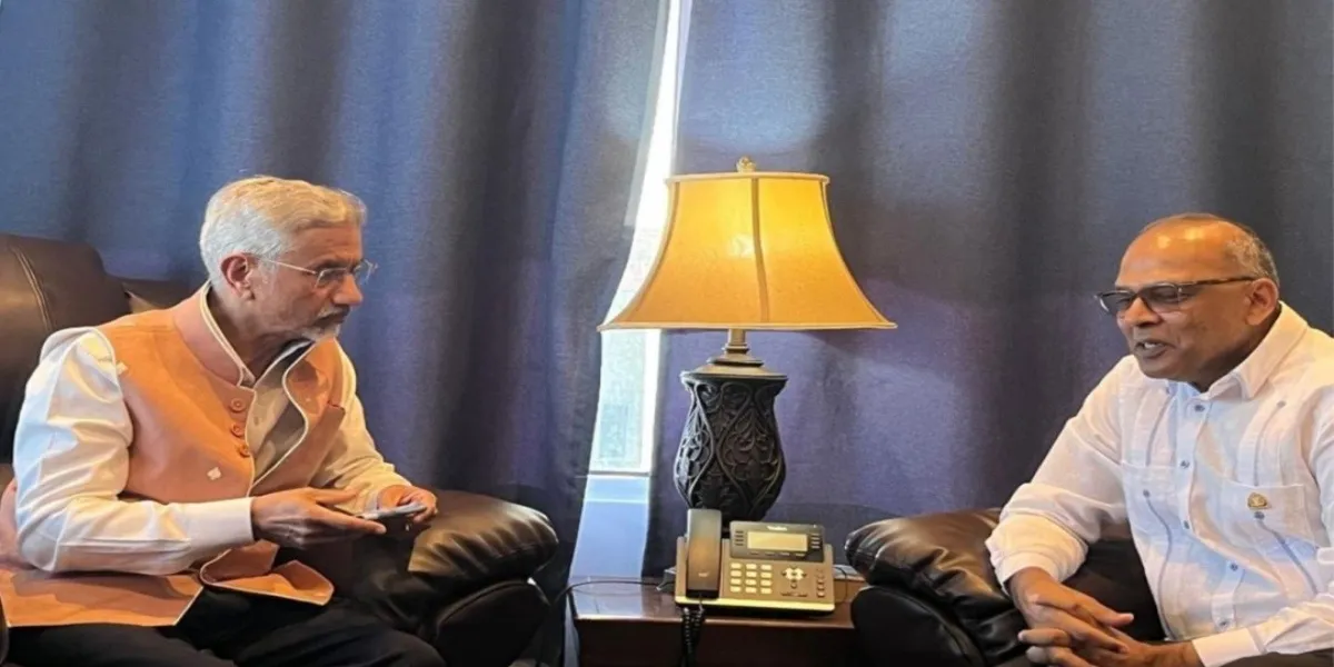 Indian EAM Jaishankar Holds Key Meeting with Guyanese Health Minister, Focus on Healthcare Cooperation