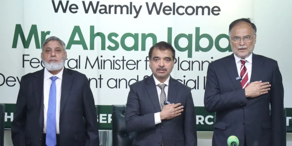 Ahsan Iqbal Calls For Marka E Maeeshat Victory At LCCI Meeting