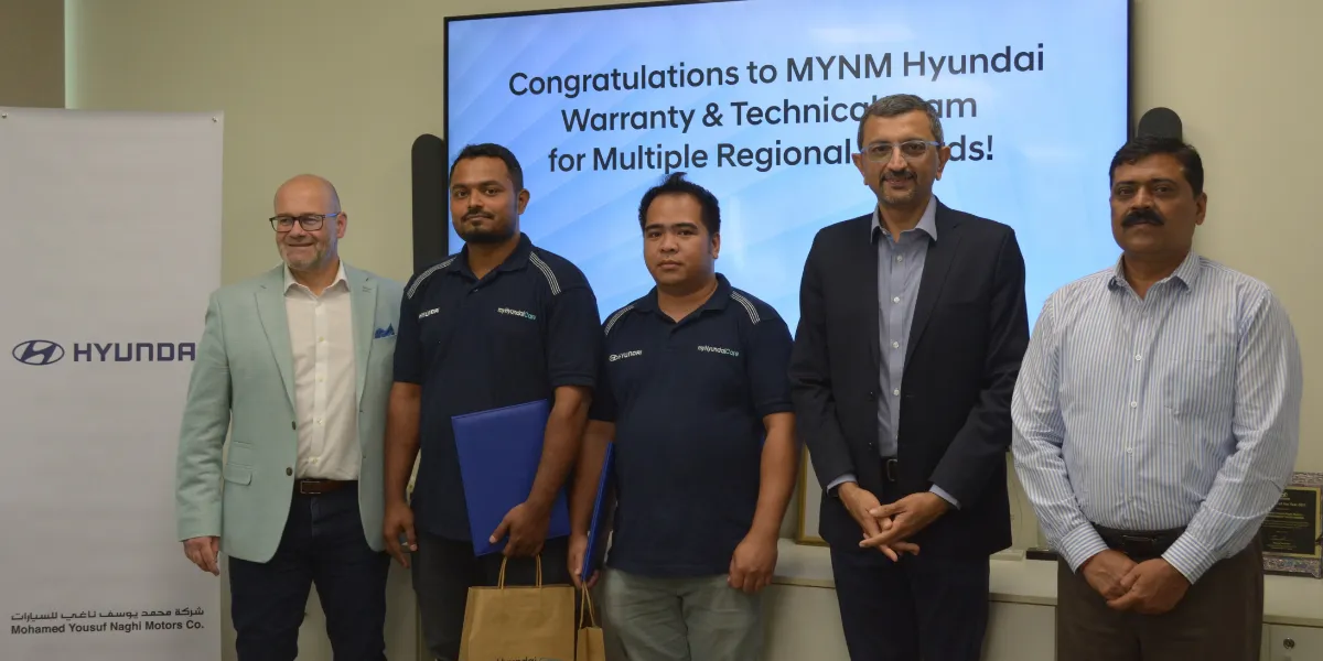 Hyundai Warranty & Technical Team Wins Regional Awards