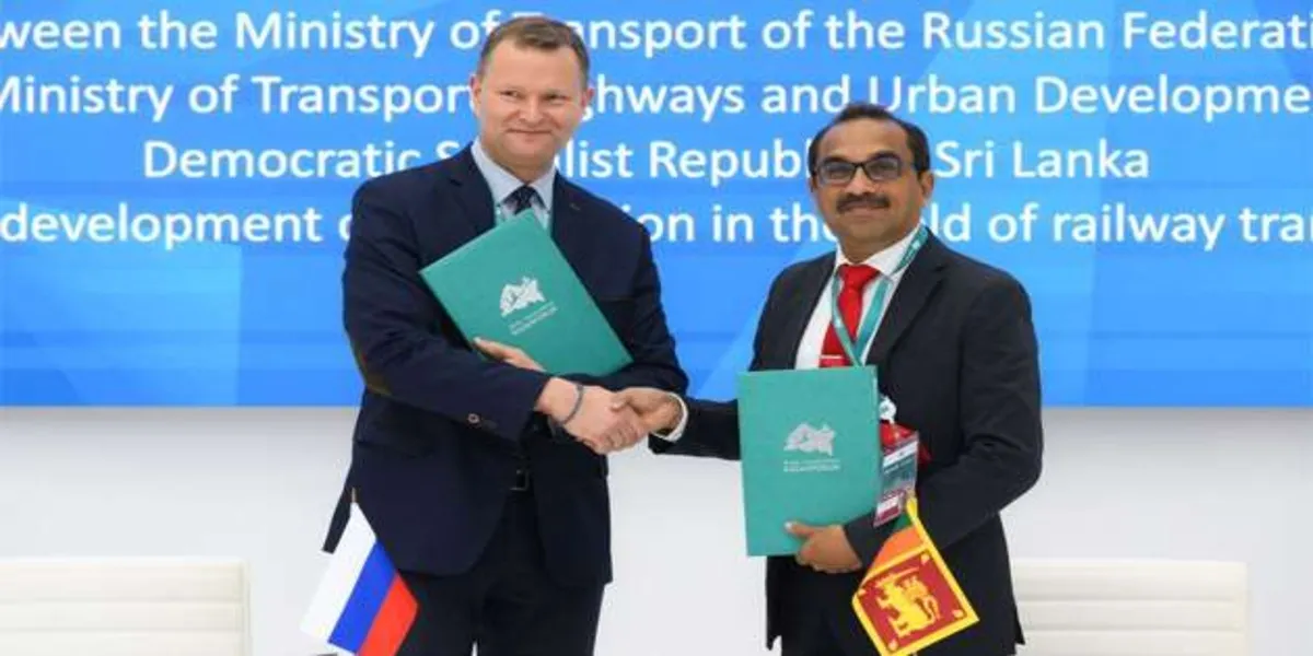 Sri Lanka and Russia Sign Railway Cooperation Agreement