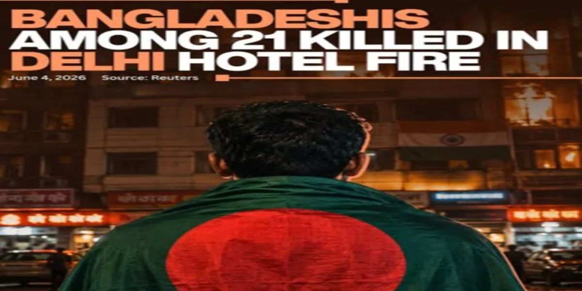 Bangladeshi Citizen Confirmed Among Victims of Deadly Delhi Hotel Fire