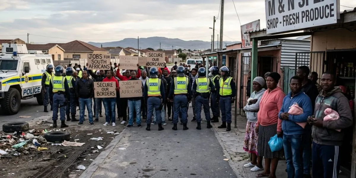 South Africa Anti Migrant Protests Xenophobia Economic Crisis Unrest Analysis