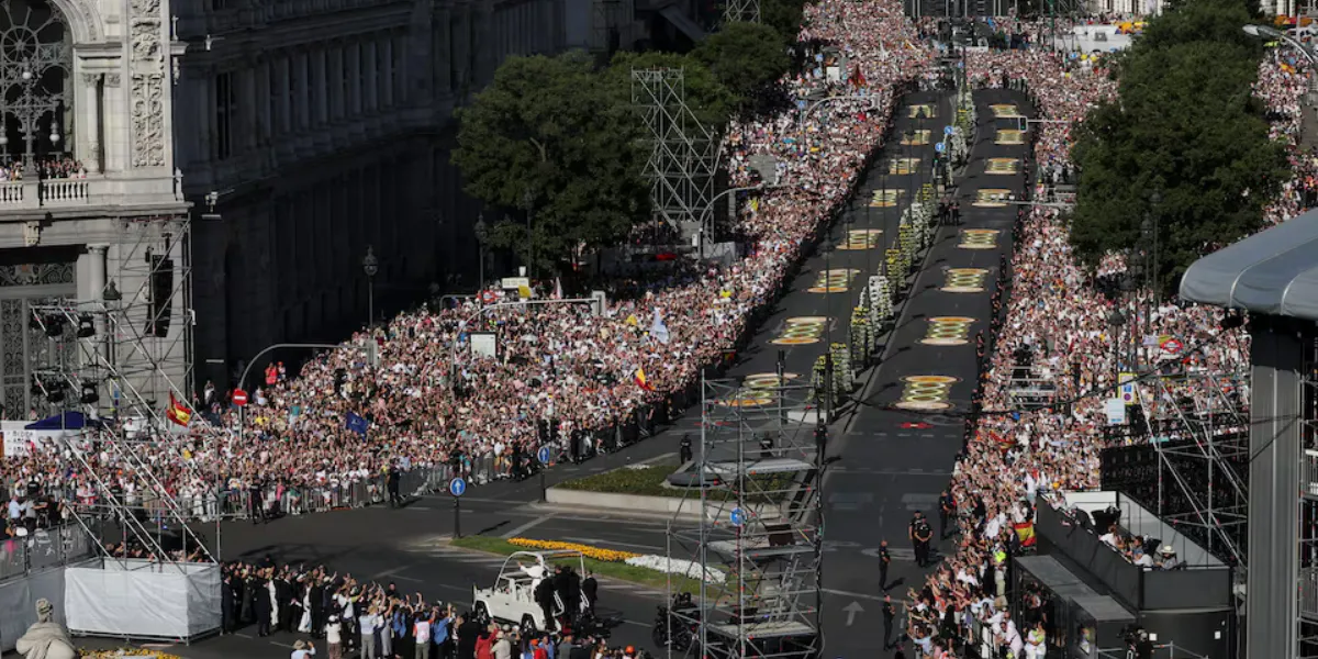 Europe Today | Pope Leo’s Madrid Mass, French Telecom Mega Deal, Ukraine Nuclear Facility Strike Claims, and Royal Wedding Gathering
