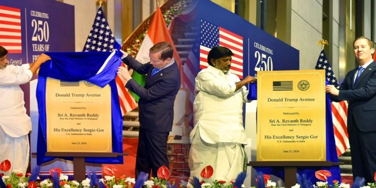 India | Road Near US Consulate in Hyderabad Named ‘Donald Trump Avenue’
