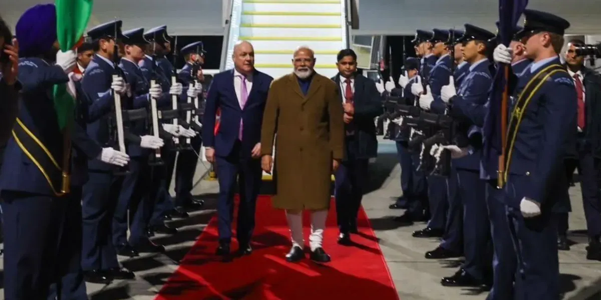 India | Narendra Modi Auckland Visit Draws Large Indian Diaspora at Spark Arena Amid Small Protests