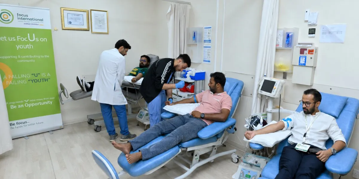 Giving the Gift of Life: Focus International Jeddah's Blood Donation Drive Inspires Expatriate Youth