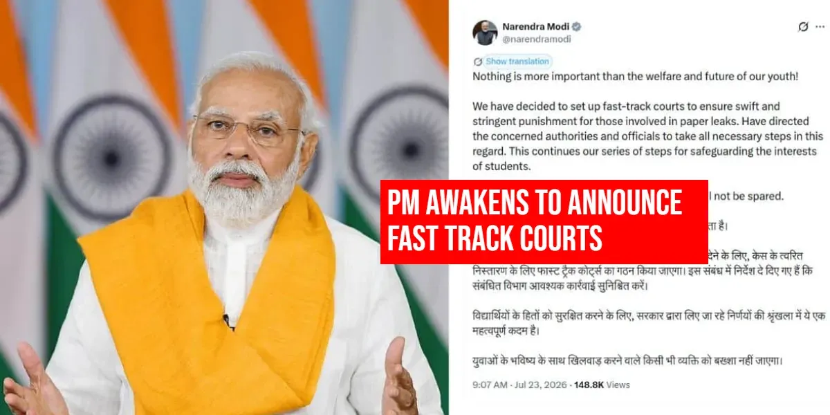 India Today | PM Modi Awakens to Announce Fast-Track Courts as CJP Calls Nationwide Protest on July 24