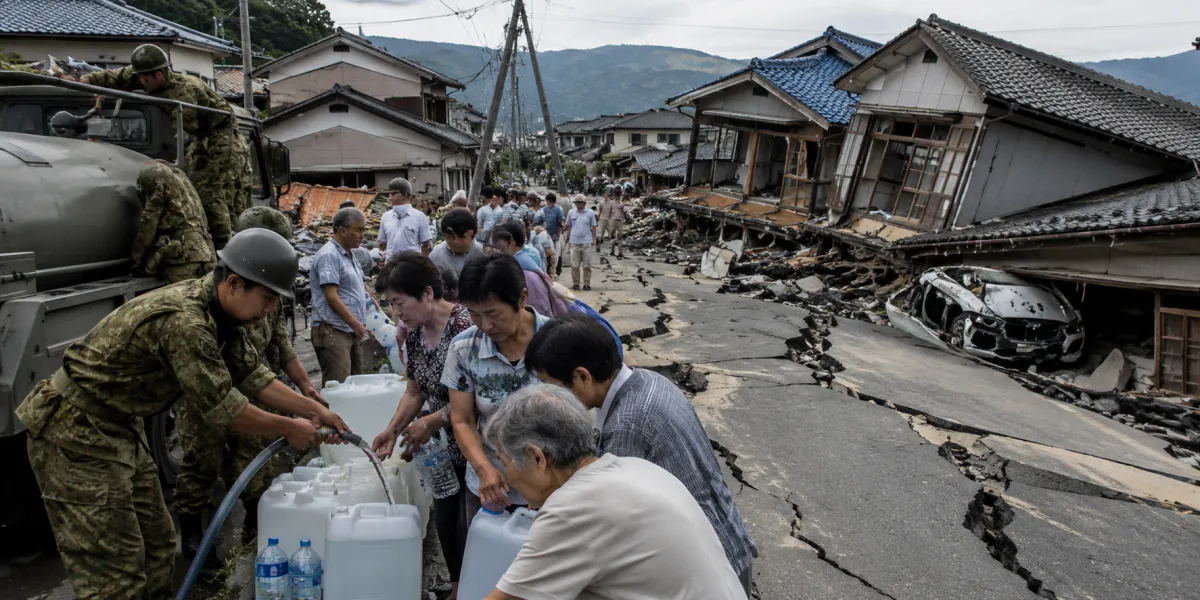 Japan Earthquake Kills Dozens While Thousands Face Water And Power Crisis