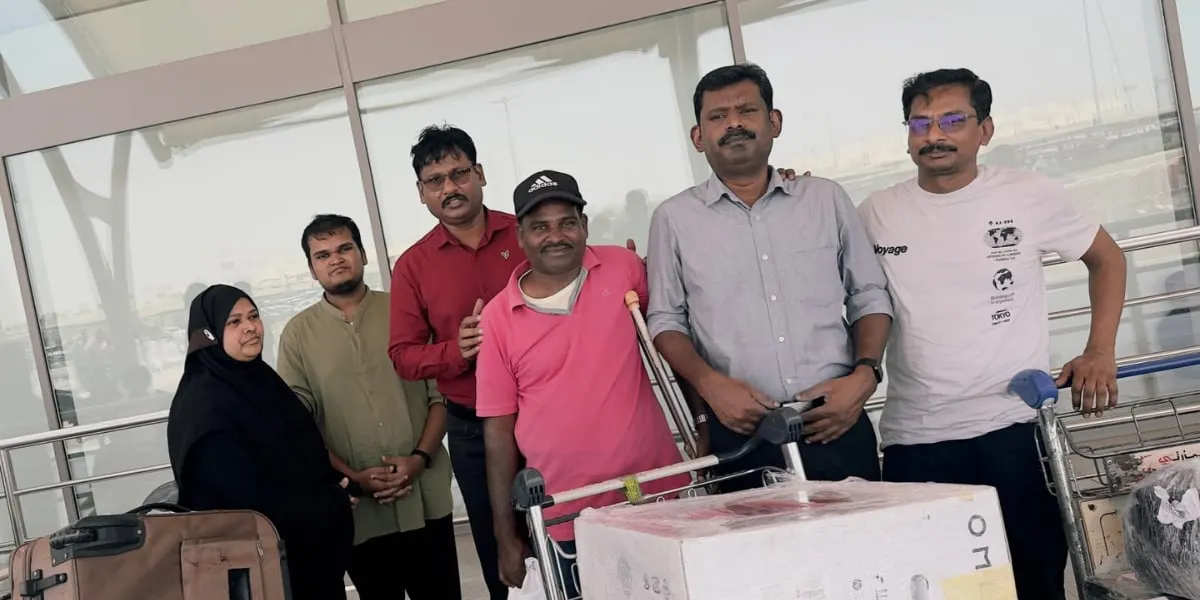 From Years of Agony to an Emotional Homecoming: Jeddah Tamil Sangam (JTS)  Gives Wings to a Family's Dream