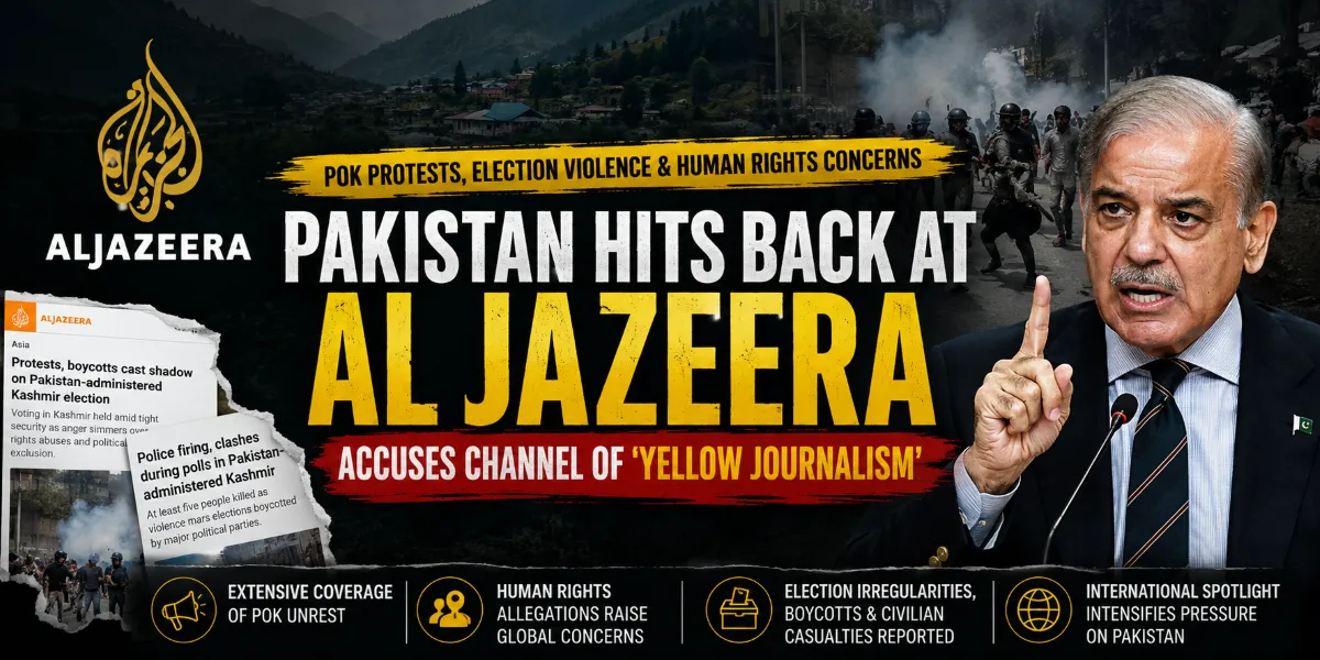 Pakistan Blocks Al Jazeera, Calls Its PoK Election Coverage 'Yellow Journalism' — But Is Islamabad Just Shooting the Messenger?