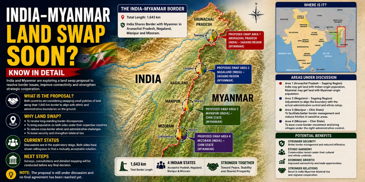 India-Myanmar Land Swap: Is New Delhi Really Handing Over Manipur Border Land Again?
