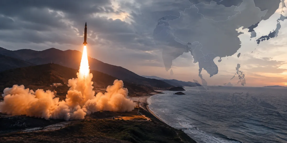 North Korea Launches Missile As Regional Security Concerns Rise Across Asia