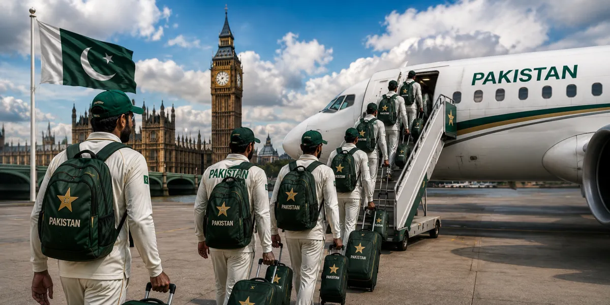 Pakistan Test Team Heads To England For Crucial Three-Match Series
