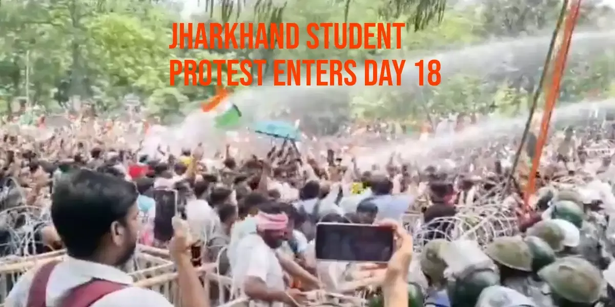 India Today | Jharkhand Student Protest Enters 18th Day as BJP Bandh Hits Normal Life